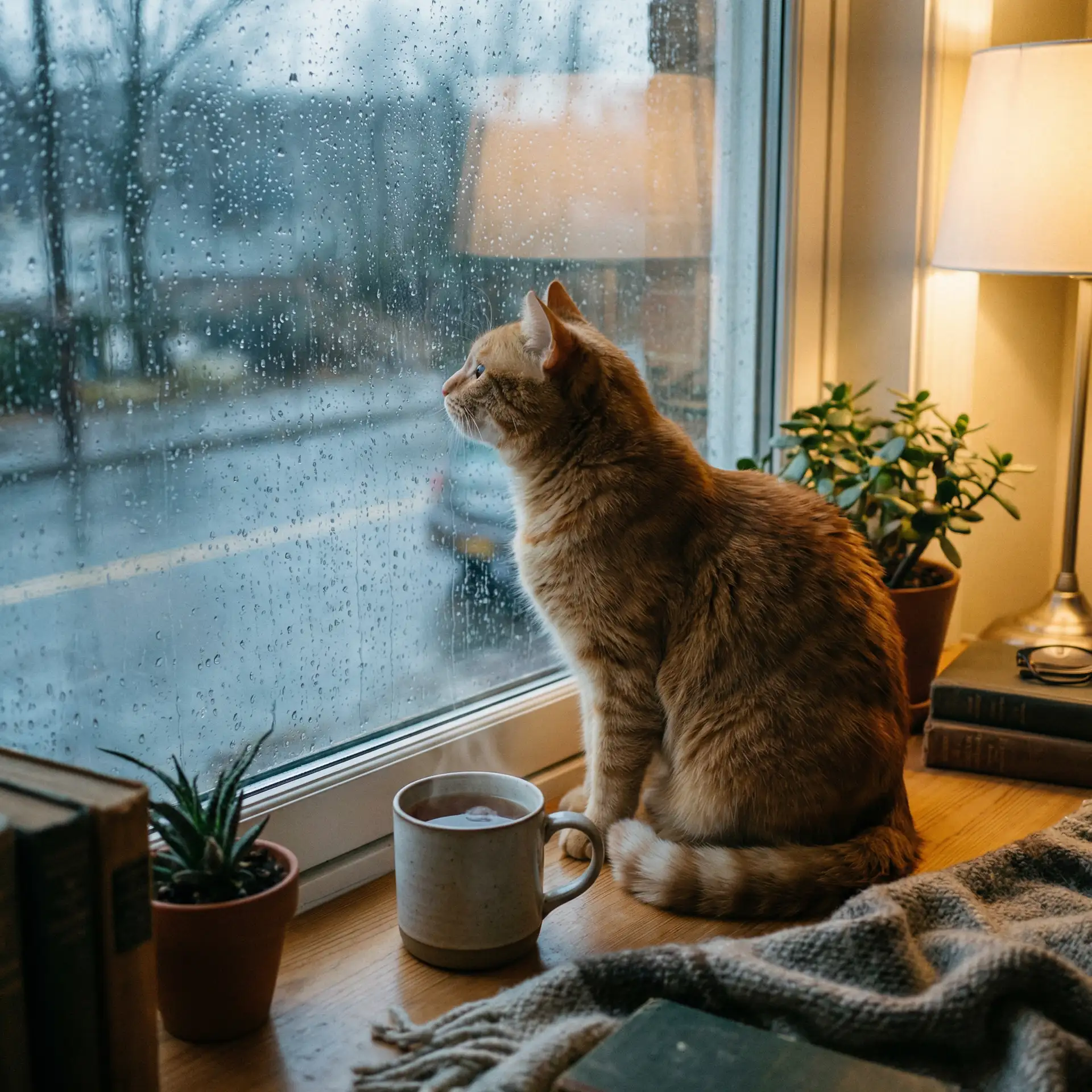 猫咪望着窗外的雨 - 365天爱上霸道总裁未删减版在线